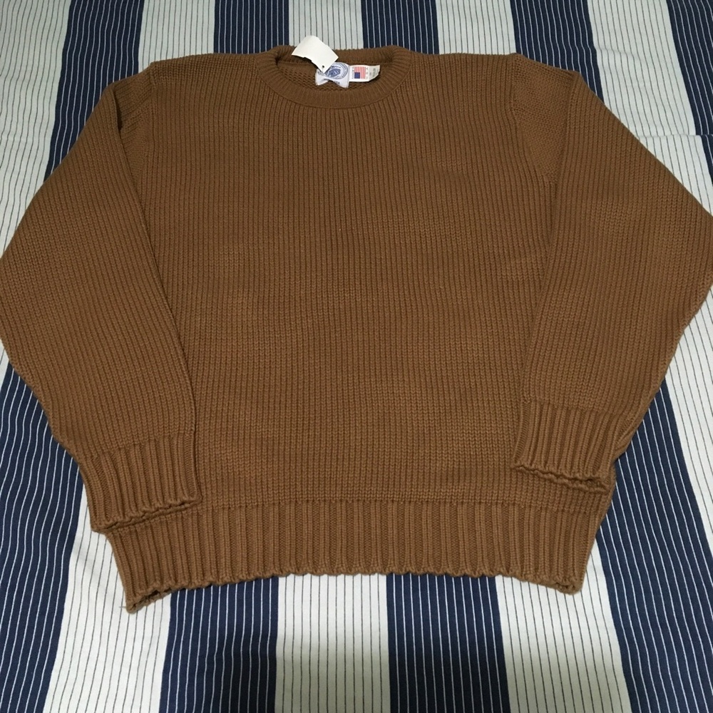 J.Press Chunky Cotton Crewneck Sweater